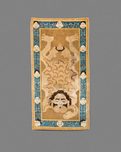 Tibetan Tantric Carpet of a Flayed Man